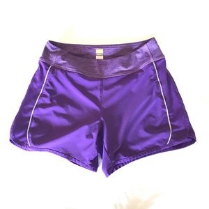 Lucy Flex Purple Running Shorts, Size Small
